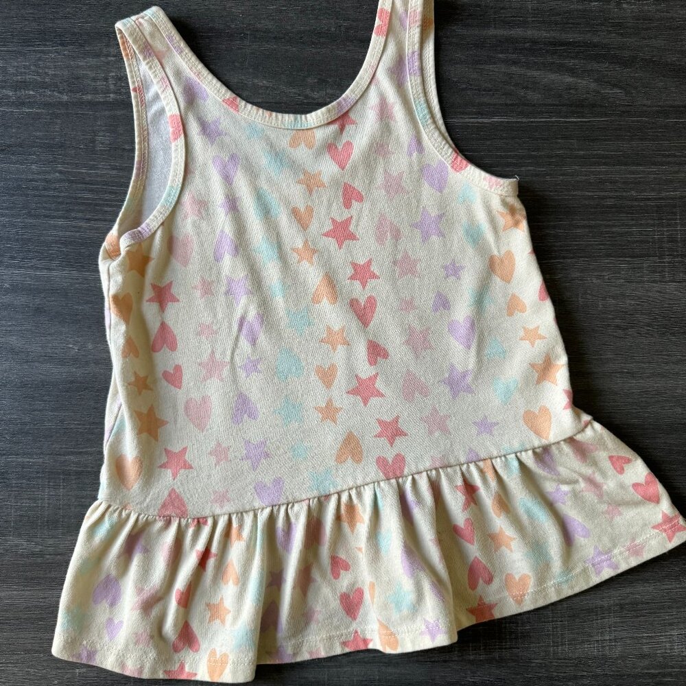 Girls Peplum Tank top 5T